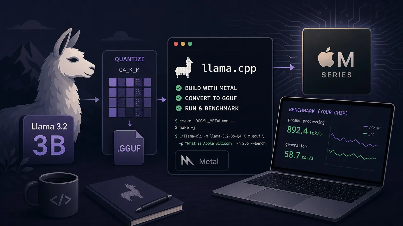 Quantize and Run Llama 3.2 on Apple Silicon with llama.cpp