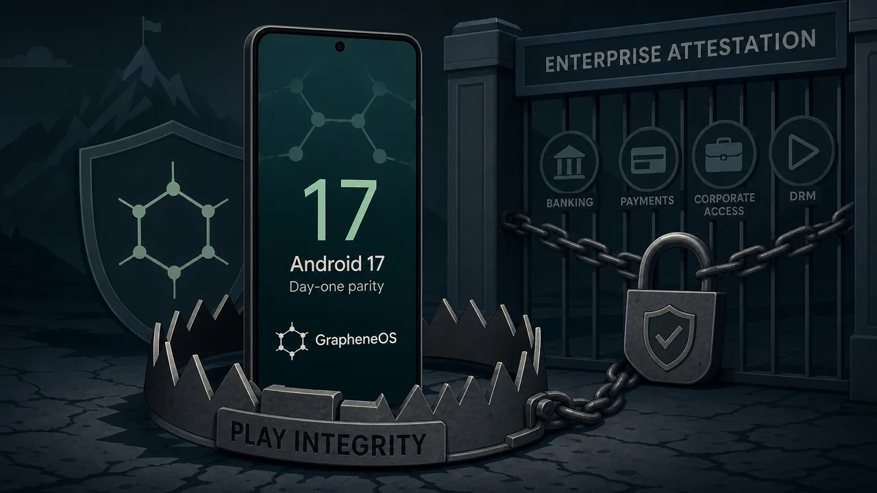 The Android 17 GrapheneOS Port and the Play Integrity Trap