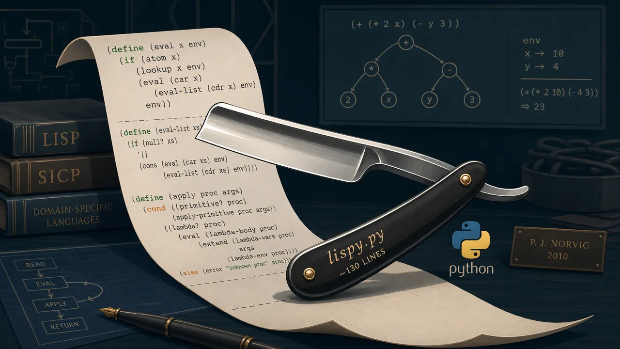 The Elegant Razor of Norvig’s Lispy