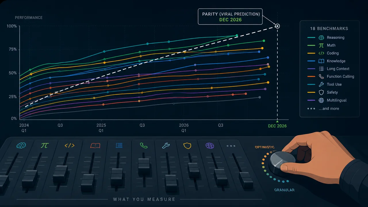 The Open-Weights Gap Depends on What You Measure