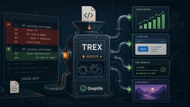 Executing the Diff: How Greptile’s TREX Runs Your Code