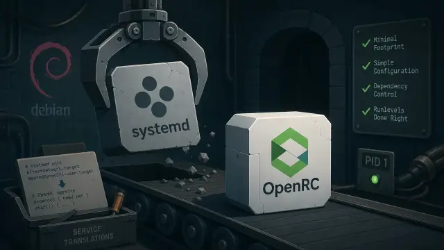 Ripping Out Systemd: A Practical Guide to OpenRC on Debian