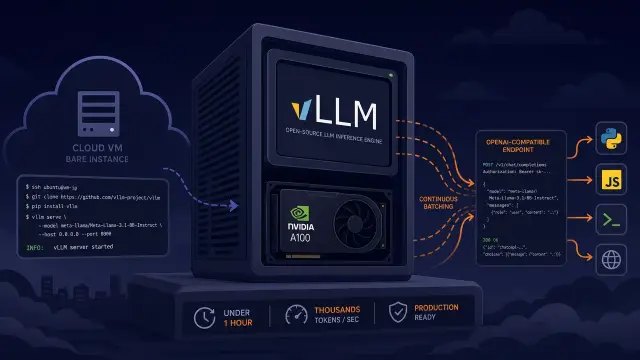 Serve an Open-Source LLM at Scale with vLLM on a Rented GPU Instance