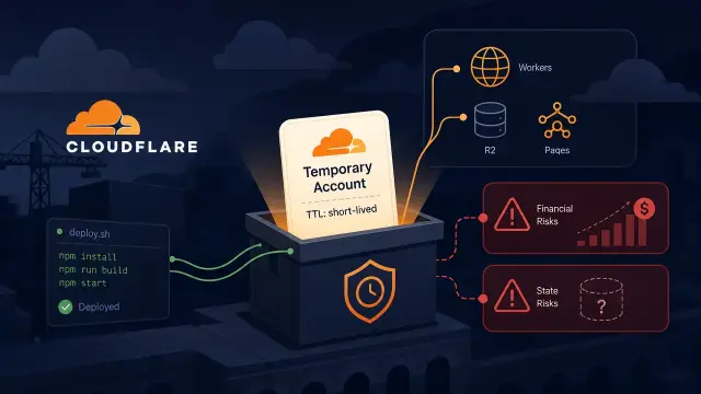 The Agentic Sysadmin: Analyzing Cloudflare’s Temporary Accounts for AI