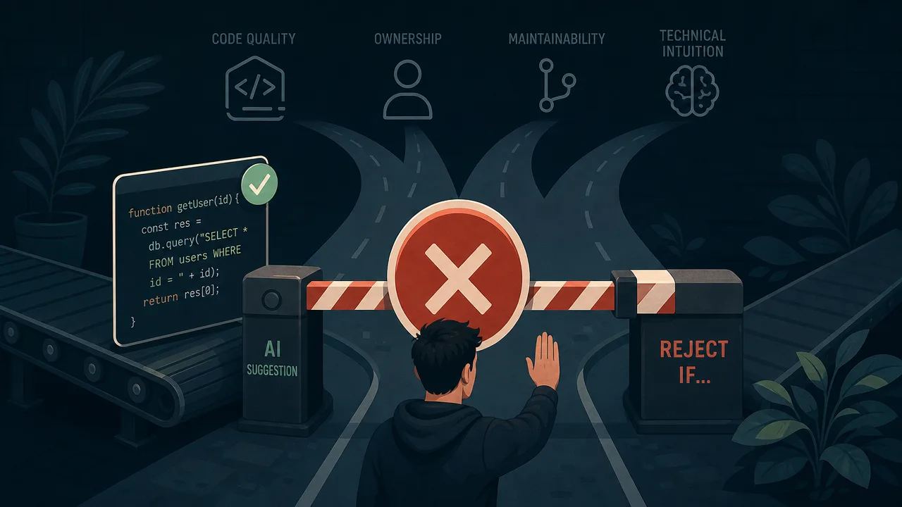When to Reject AI Code Even If It Works
